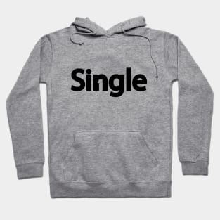 Single artistic typography design Hoodie